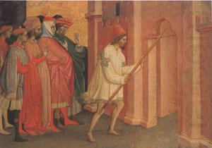 The Emperor Heraclius Carries the Cross to Jerusalem (mk05), michele di matteo lambertini